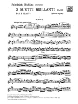 3 Duetti Brillanti Opus 80 - Friedrich Kuhlau - Partition